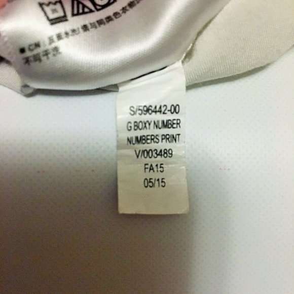 Old Navy numbers blouse - Picture 4 of 6